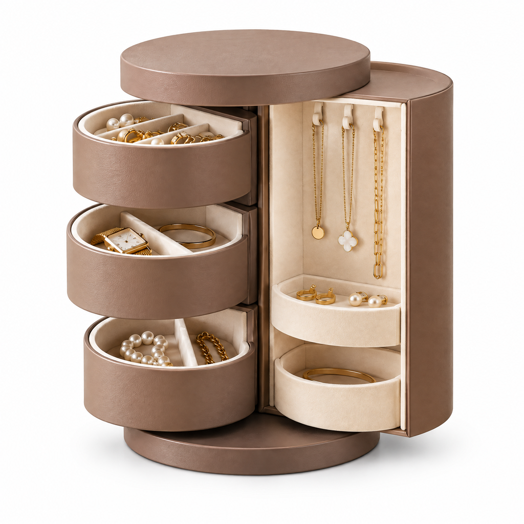 Orvenyra™ Rotating Jewelry Organizer