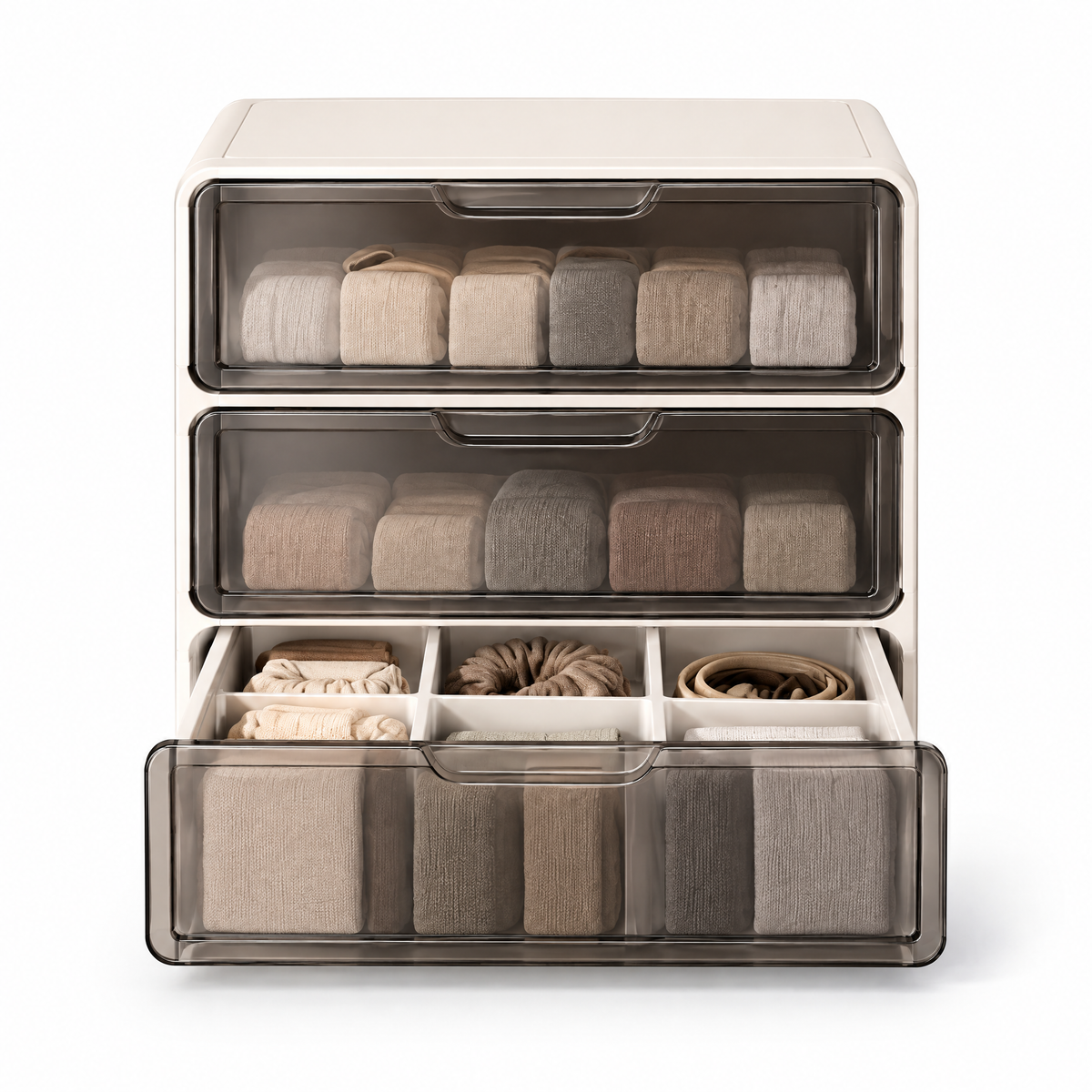 Orvenyra™ Stackable Clear Drawer Organizer