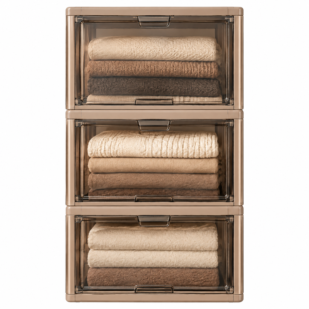 Orvenyra™ Stackable Fold-Front Storage Cabinet