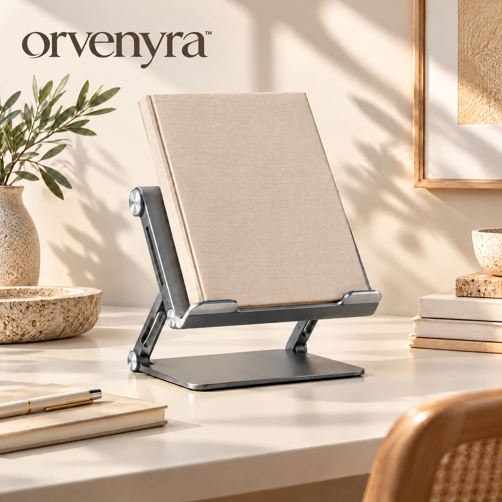 Orvenyra™ Adjustable Folding Book Stand