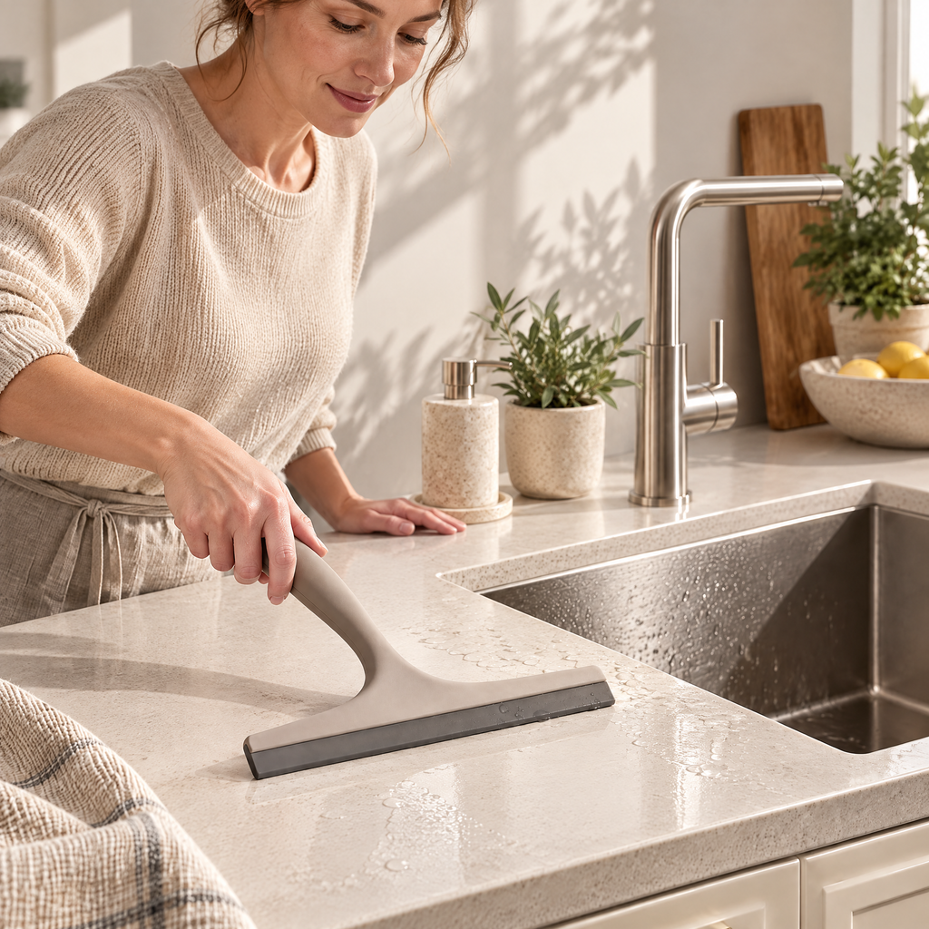 Orvenyra™ Silicone Countertop Squeegee