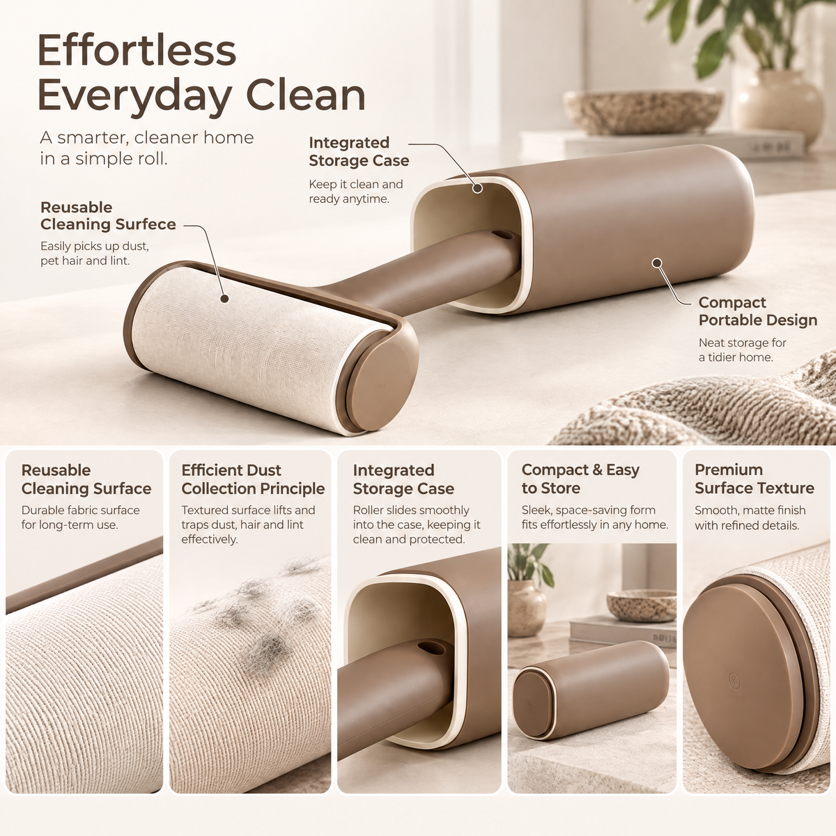 Orvenyra™ Reusable Covered Lint Roller — product image 3