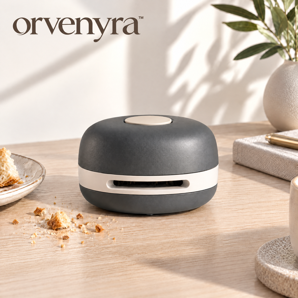 Orvenyra™ Mini Tabletop Crumb Cleaner