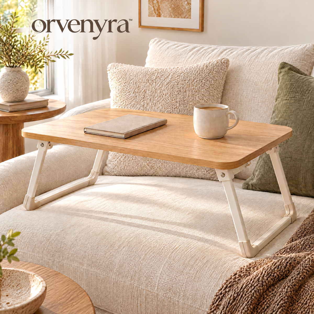 Orvenyra™ Foldable Bed Tray Table