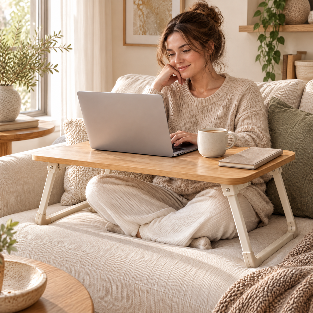 Orvenyra™ Foldable Bed Tray Table